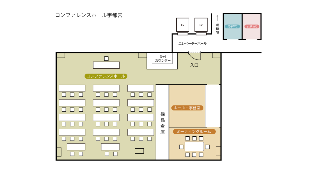 宇都宮エリアの会場イメージ1