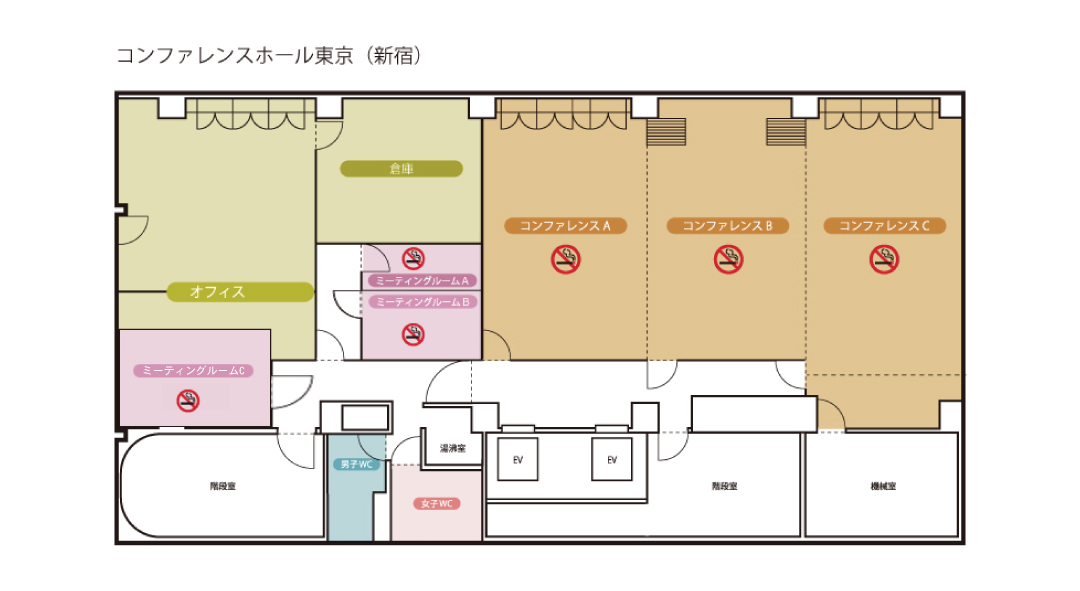 新宿エリアの会場イメージ1