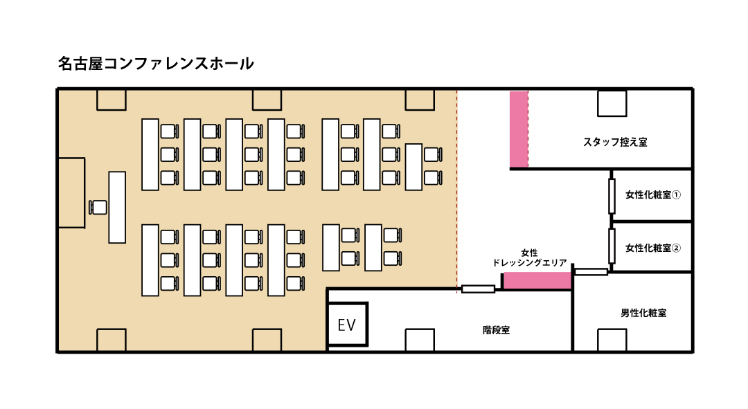 名古屋エリアの会場イメージ1